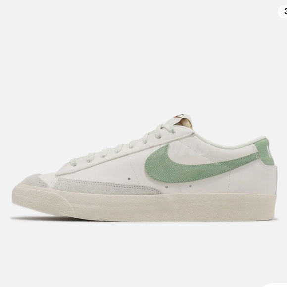 Nike Blazer Low 77 PRM Certified Fresh Sail Green Men 10.5, NEW, no box - Picture 2 of 10